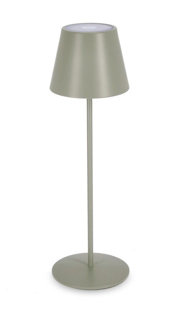 LAMPADA DA TAVOLO CON LED ETNA VERDE SALVIA H38CM