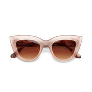 OCCHIALE DA SOLE MODELLO CLAUDIA GATTO BIG FRAME ROSA HAVANA