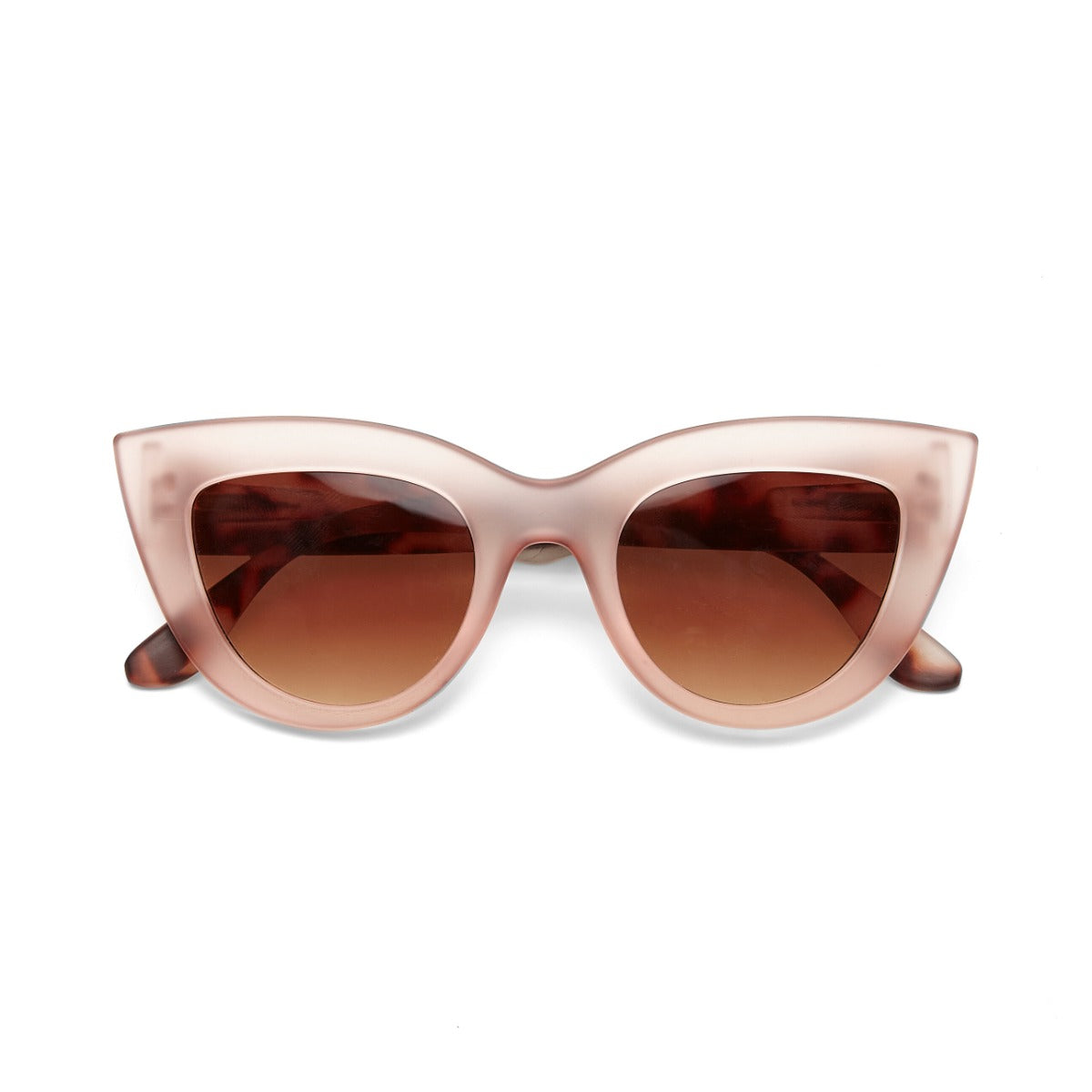 OCCHIALE DA SOLE MODELLO CLAUDIA GATTO BIG FRAME ROSA HAVANA