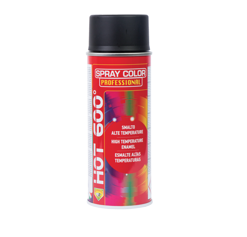 VERNICE TERMICA NERA OPACA PER ALTE TEMPERATURE 400ML