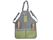 GREMBIULE PORTA ATTREZZI VERDE/GRIGIO 46X1X74 CM