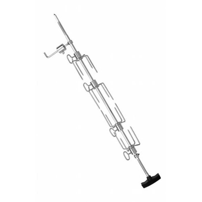 KIT GIRARROSTO PER BARBECUE AD INCASSO LEX730/LEX605/BILEX605
