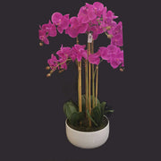 ORCHIDEA ARTIFICIALE IN VASO 28x74 CM VIOLA