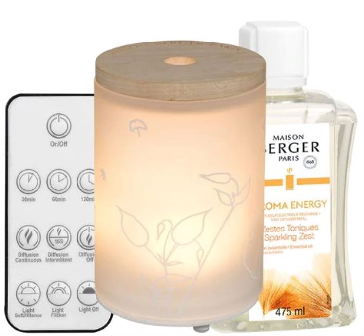 DIFFUSORE ELETTRICO AROMA ENERGY ZESTES TONIQUES LAMPE BERGER