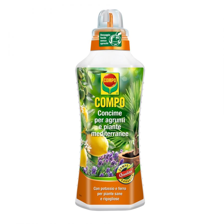 CONCIME LIQUIDO PER AGRUMI E PIANTE MEDITERRANEE 1LT