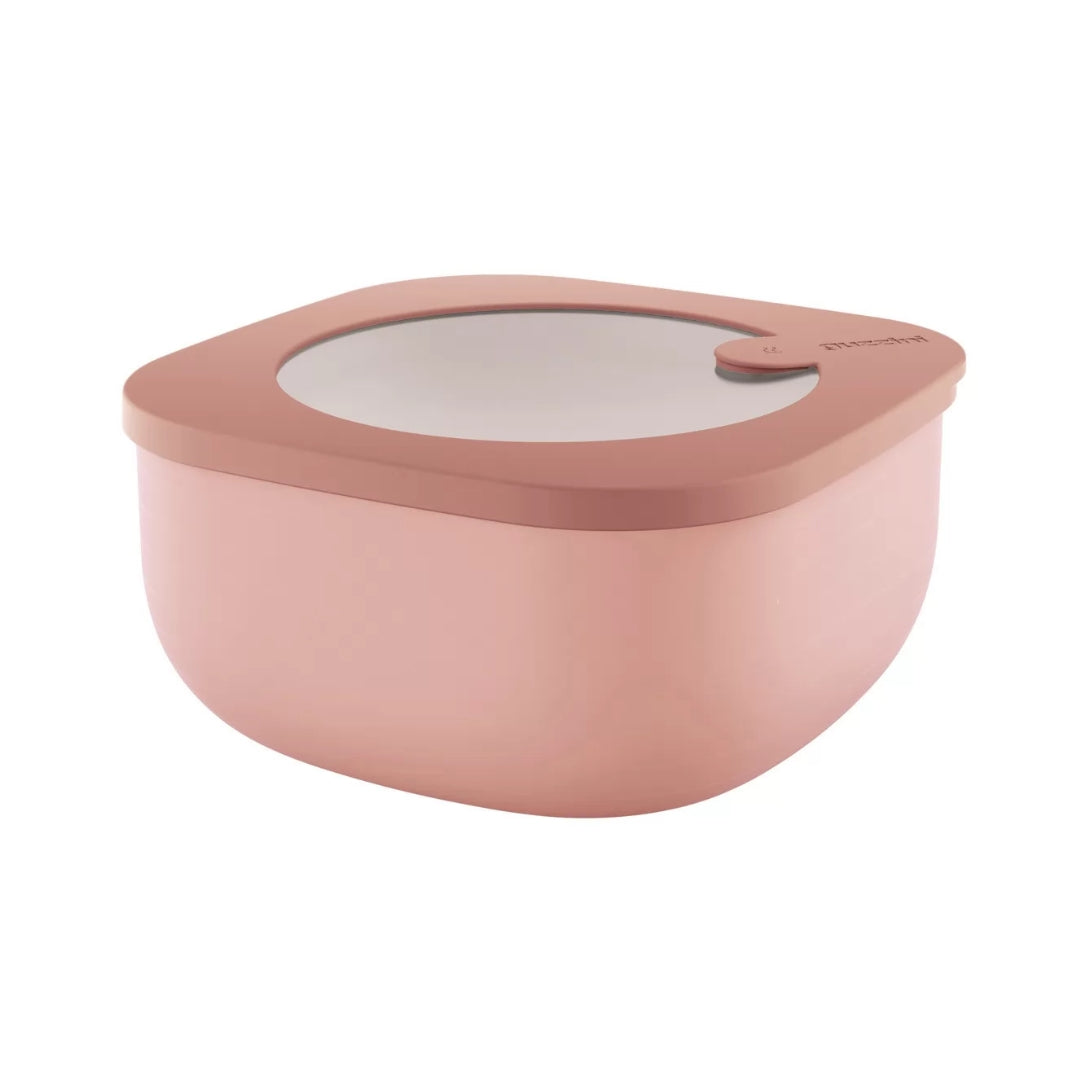CONTENITORE ERMETICO 975CC "STORE&MORE BIO" PER FRIGO/FREEZER/FORNO A MICROONDE ROSA