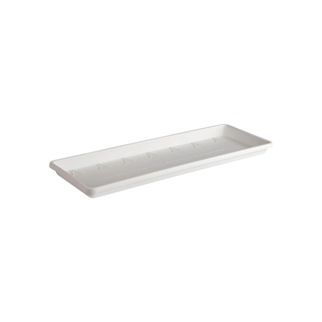 FIORIERA BARCELONA TROUGH SAUCER 90CM WHITE
