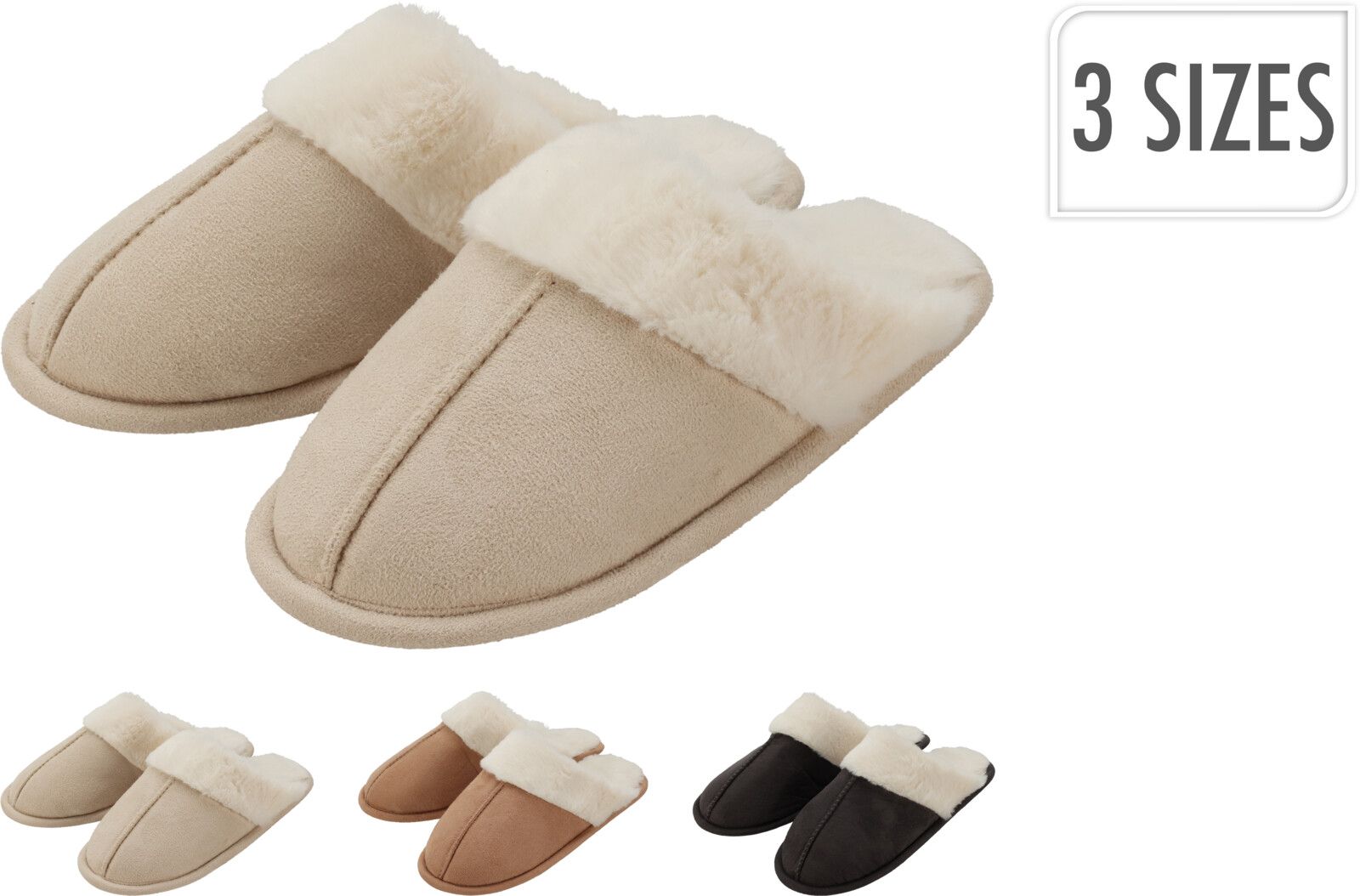 Ciabatte da Donna in Camoscio colore assortito taglia unica