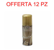 OFFERTA 12 SPRAY ORO PER DECORAZIONI NATALIZIE 150ML