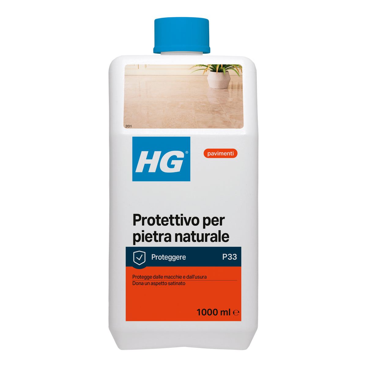 HG Schutzpolierfolie für Naturstein 1 l