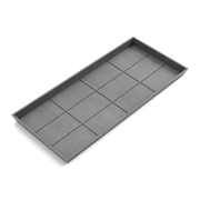 Sottovaso Rettangolare L78 P35 H4 cm Grigio ECOPOTS