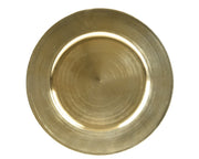 PIATTO DECORATIVO IN PLASTICA, Ø 33 CM, ORO