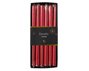 12 Candele rosse natalizie 2cm