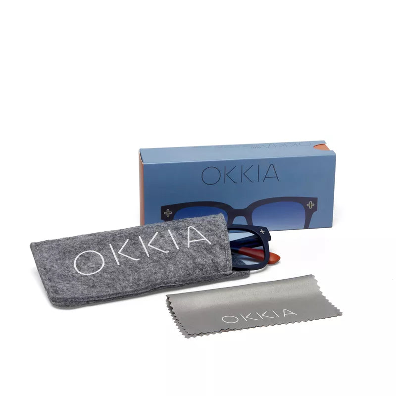OCCHIALE DA SOLE PREMUM BIG FRAME GIOVANNI MIDNIGHT LENTI BLU