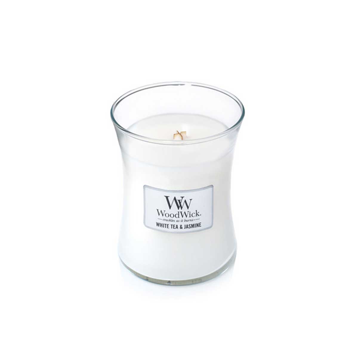 CANDELA CLESSIDRA MEDIA MEDIUM JAR WHITE TEA&JASMINE