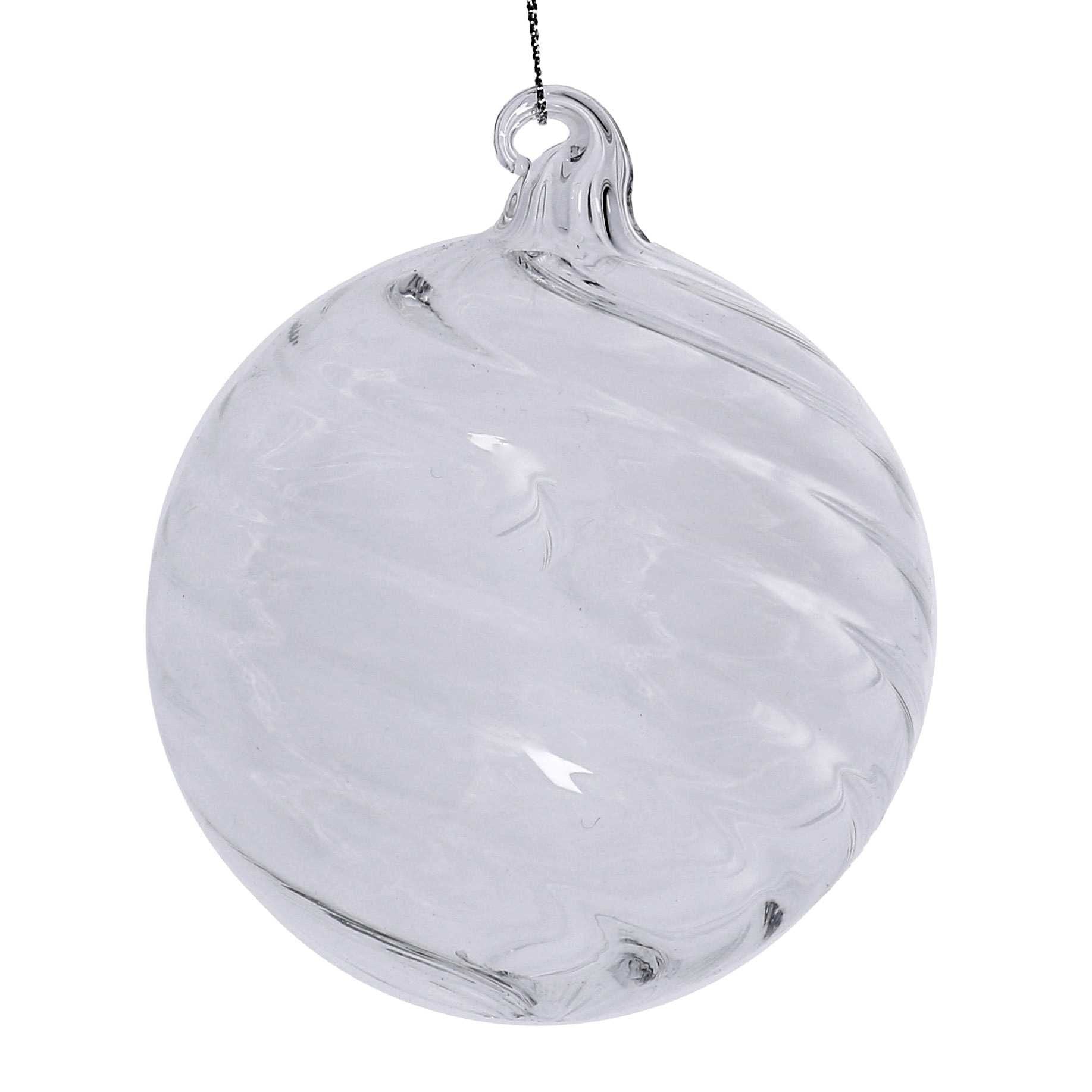 Pallina in vetro Trasparente D.10 cm