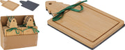 Set 2 Taglieri in Bambù - Marrone