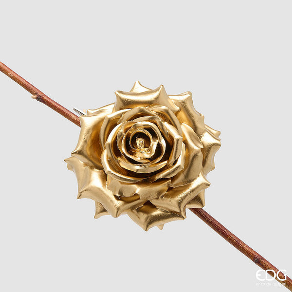 Rosa glänzender Clip D16 Gold EDG