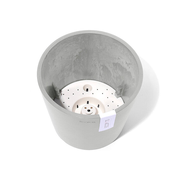 VASO AMSTERDAM 20x17,5CM GRIGIO CHIARO