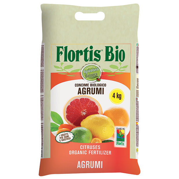 CONCIME ORGANICO PER AGRUMI GRANULARE FLORTIS 4 KG