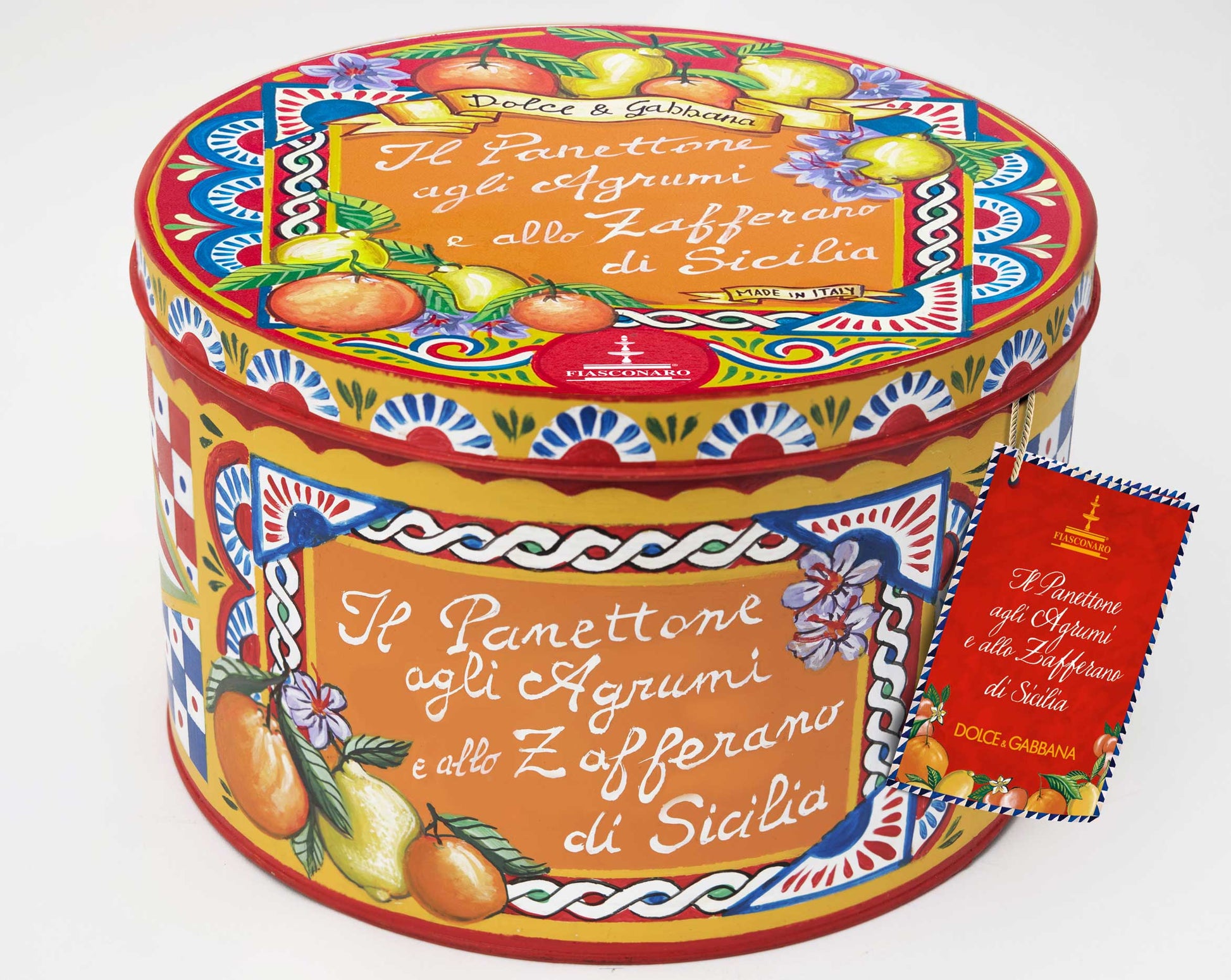 PANETTONE ARTIGIANALE DOLCE&GABBANA AGRUMI E ZAFFERANO 1KG