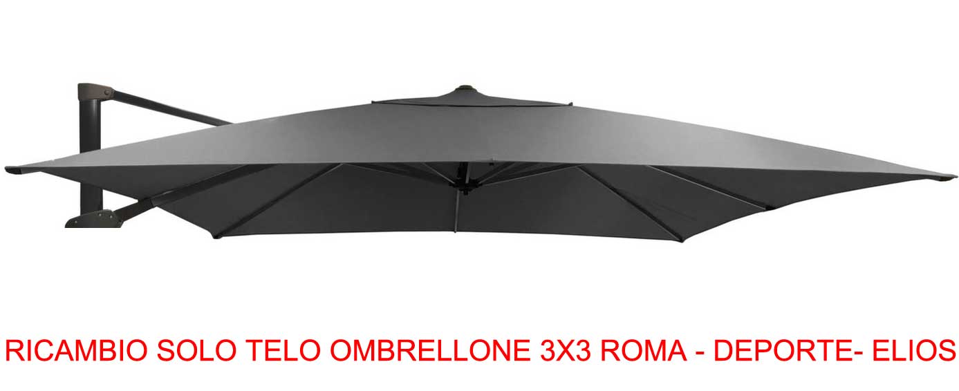 RICAMBIO TELO GRIGIO PER OMBRELLONE ROMA DEPORTE ELIOS 3X3