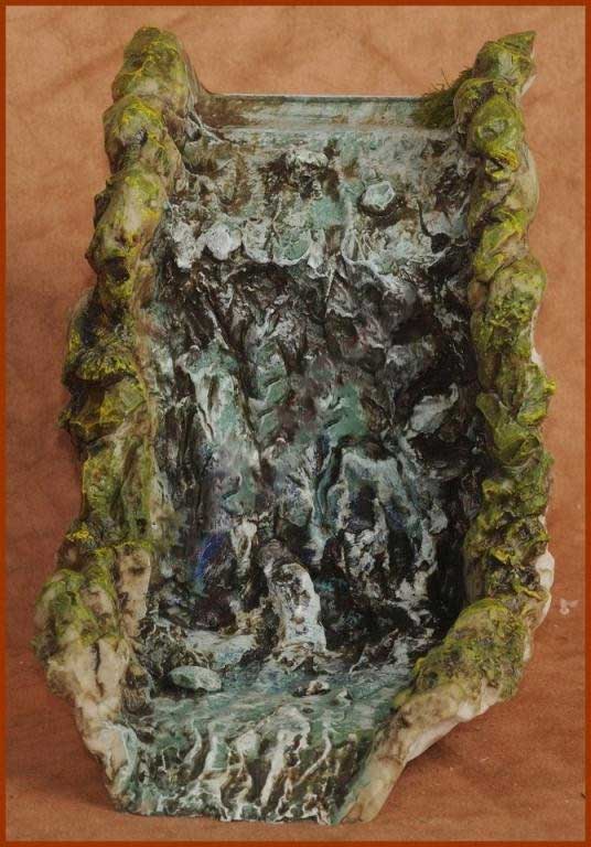 CASCATA IN RESINA COMPONIBILE 21X15X20CM