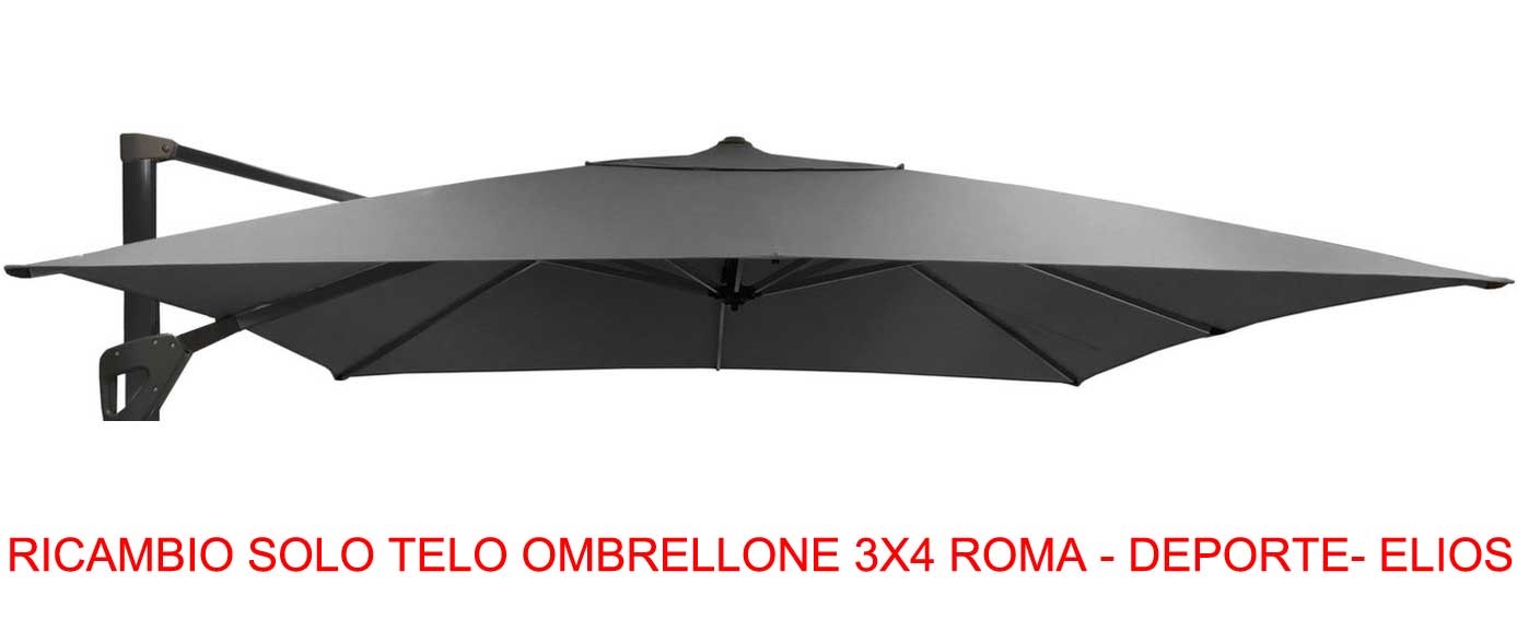 RICAMBIO TELO GRIGIO PER OMBRELLONE ROMA DEPORTE ELIOS 3X4