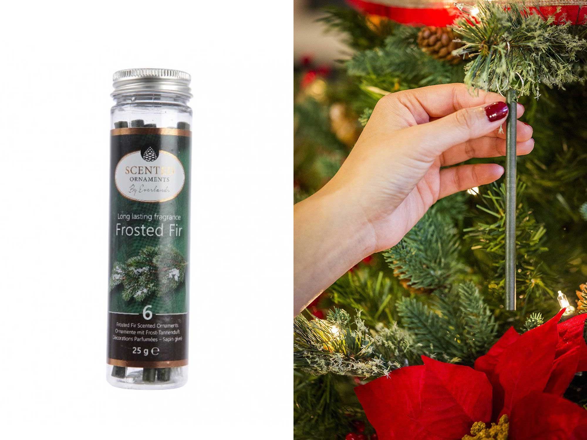 6 BASTONCINI PROFUMATI ABETE DA APPENDERE ALL'ALBERO DI NATALE
