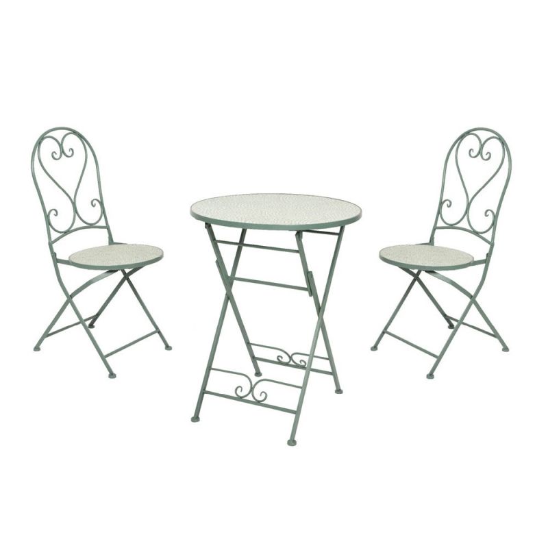 SET BISTROT EZE TAVOLO 60CM + 2 SEDIE