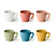 SET 6 TAZZINE CAFFÈ COFFEE POP CHEF LINE MULTICOLORE