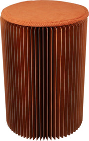 Sgabello Pieghevole in Carta - Marrone 30x42cm