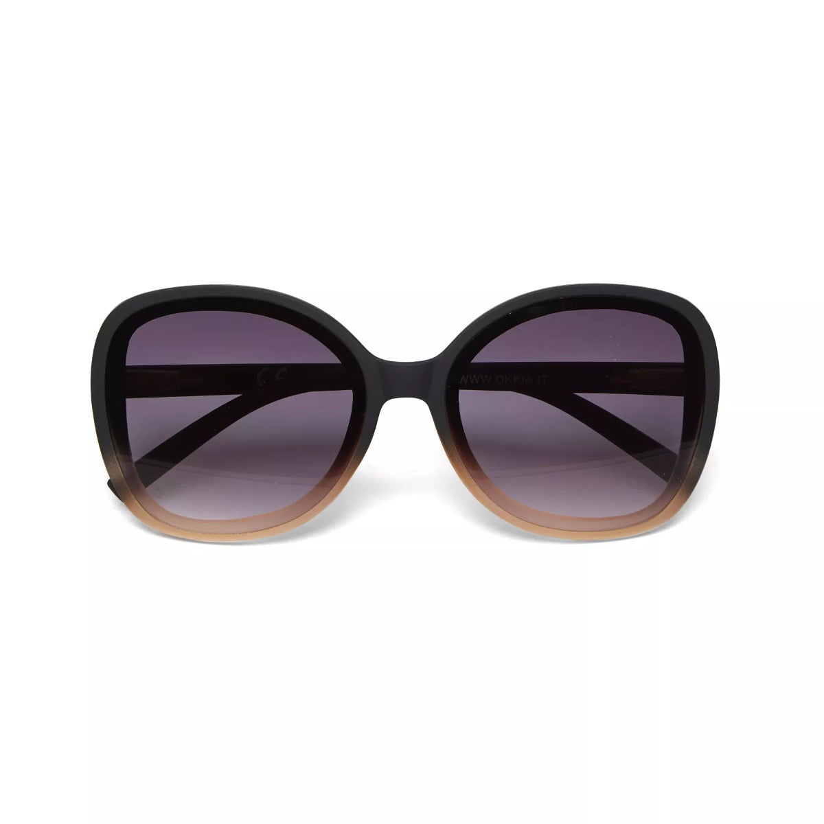 OCCHIALE DA SOLE MODELLO ANNA BUTTERFLY NERO ROSA
