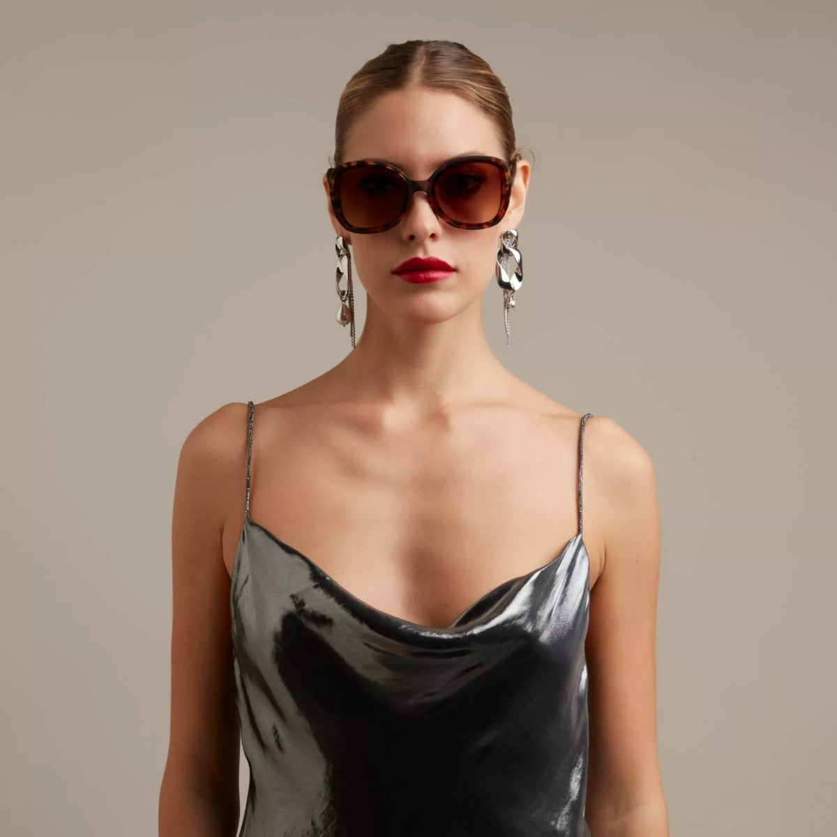 OCCHIALE DA SOLE MODELLO ANNA BUTTERFLY CLASSIC HAVANA