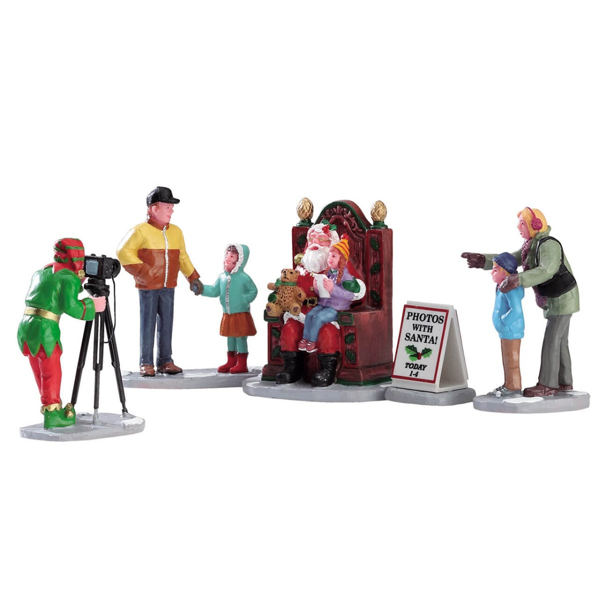 Photos With Santa, Set Of 5 - LEMAX COD. 22032