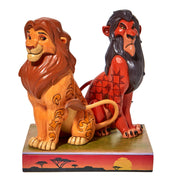 Statuetta Simba e Scar 16.5 cm Disney Traditions