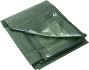 Telo Occhiellato Impermeabile 3 x 4 m Verde Verdelook