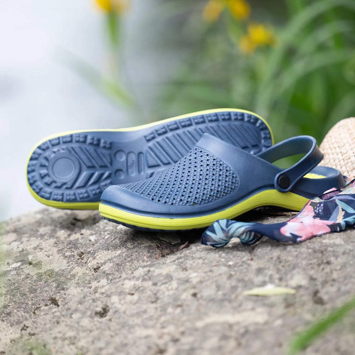 CIABATTE SUN TG 45/46 BLU/VERDE BLACKFOX