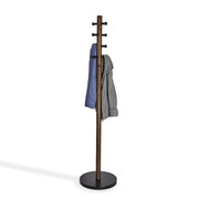 APPENDIABITI NERO CON 8 GANCI 167,6X39,7X39,7 CM