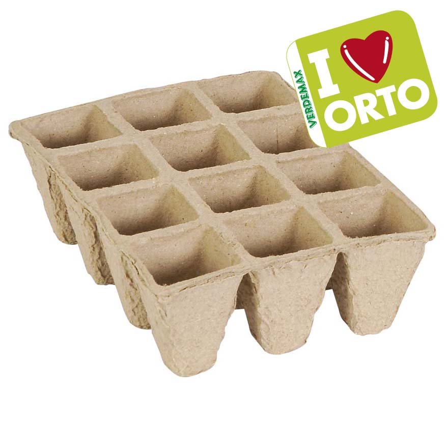 SEMENZAIO BIODEGRADABILE 12 CELLETTE  6PZ