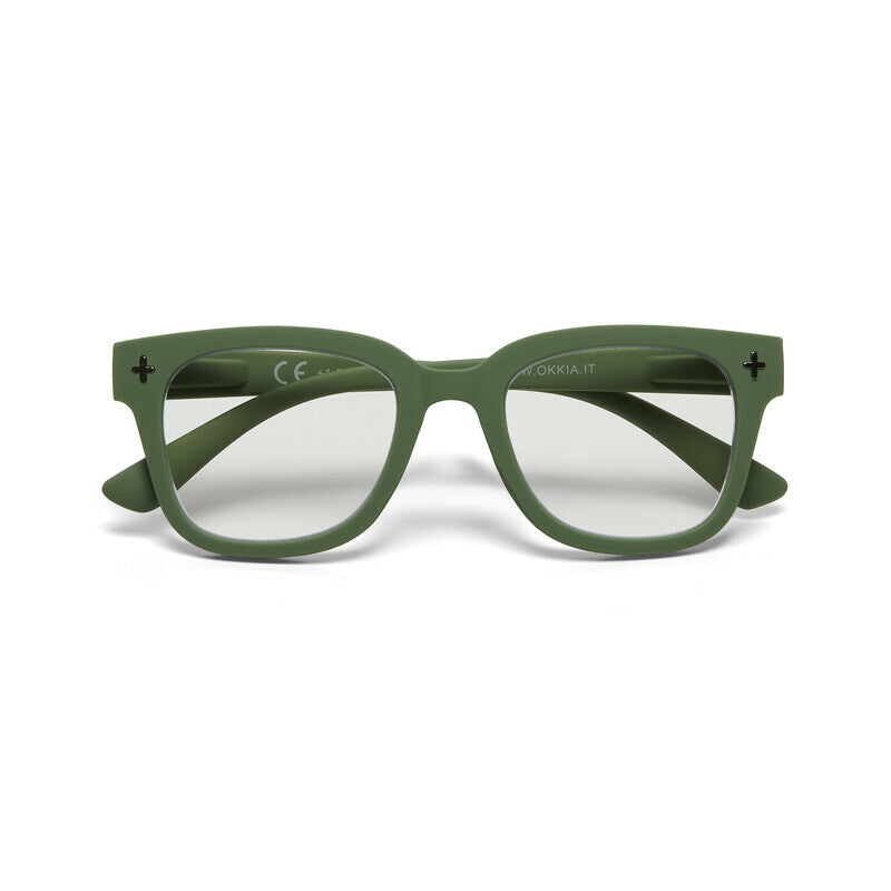 Occhiali da Lettura GIOVANNI Diottria 3.00 Verde OKKIA