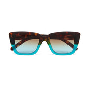 OCCHIALE DA SOLE MODELLO ELBA HAVANA E BLUE OKKIA