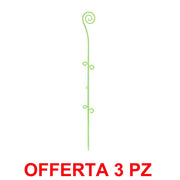 OFFERTA 3 SUPPORTI DECORATIVO PER ORCHIDEE ORCHIDECO TWIST LIME
