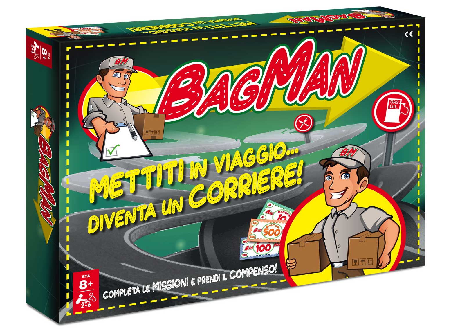 BAGMAN CARICA, CONSEGNA, RISCUOTI