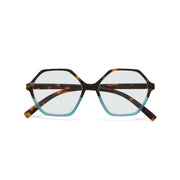 OKKIA Occhiali da Lettura Venezia Soft Touch Spring +2.00 Havana e Blu