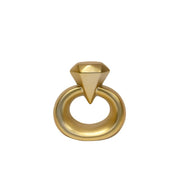 BLOGO Scultura Decorativa "Super Ring" in Ceramica - Oro