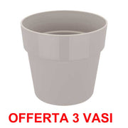 OFFERTA 3 VASO B.FOR ORIGINAL ROUND MINI 9CM WARM GREY