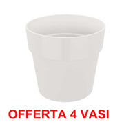 OFFERTA 4 VASO B.FOR ORIGINAL ROUND MINI 7CM WHITE