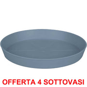 OFFERTA 4 SOTTOVASO LOFT URBAN SAUCER ROUND 21 VINTAGE BLUE