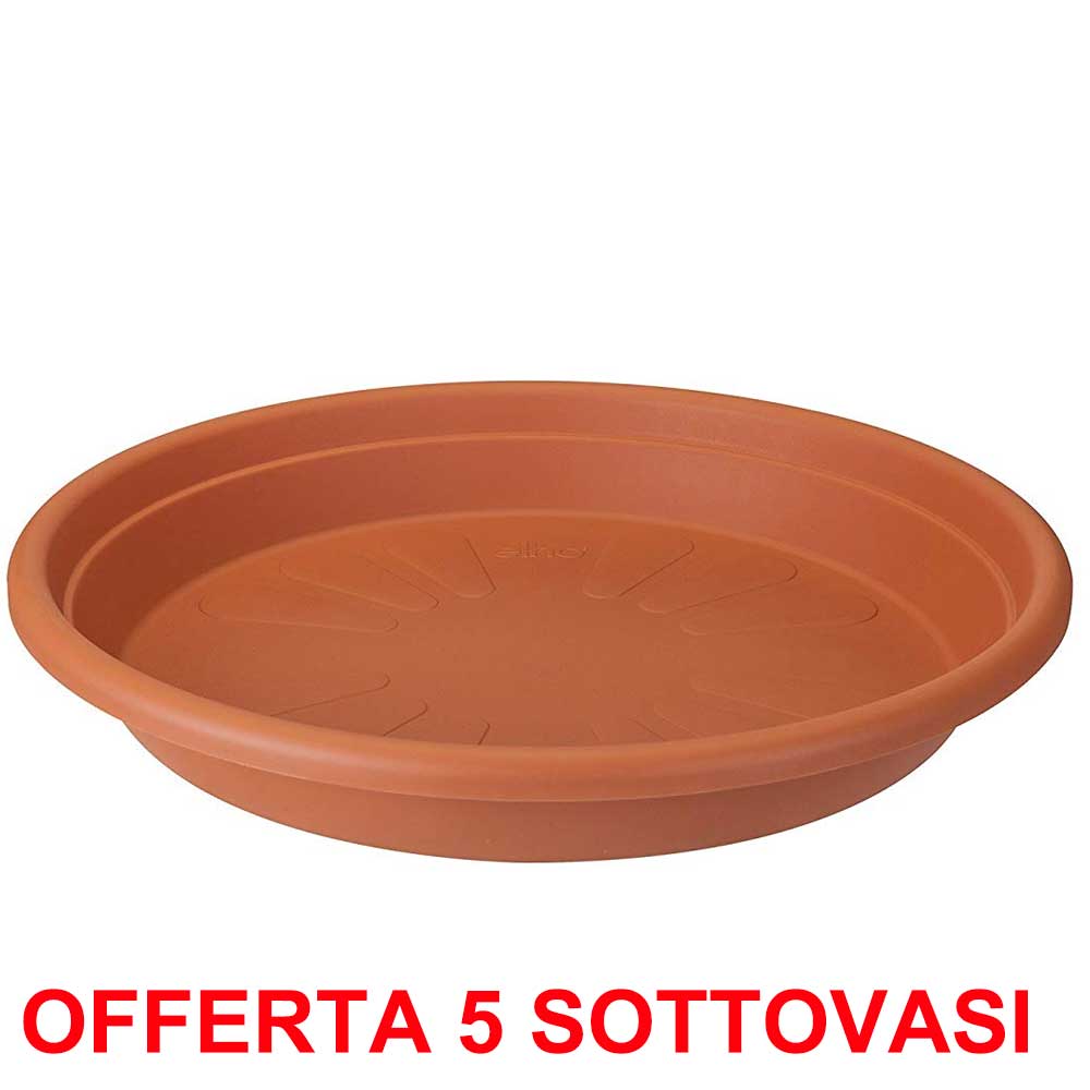 OFFERTA 5 SOTTOVASO UNIVERSAL SAUCER ROUND 17CM TERRA